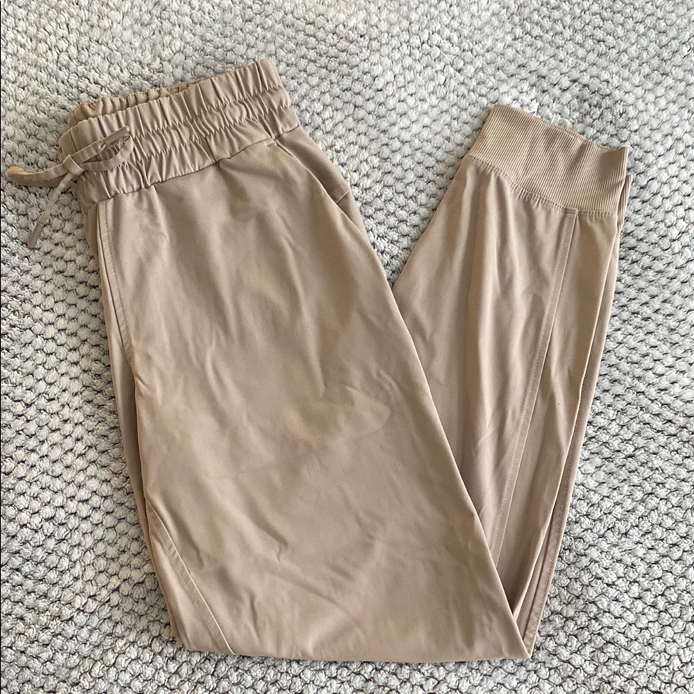 Tan Jogger Pants